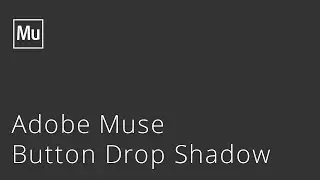 Adobe Muse Button Drop Shadow Widget