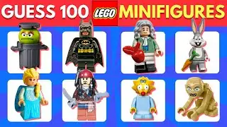 Guess 100 LEGO Minifigures in 5 Seconds Each! 🧱 | Ultimate LEGO Character Quiz