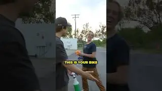 How would you react to a new bike?🤣 Favorite video yet. #fyp #ebike #tuttio #tuttiosoleil #surron