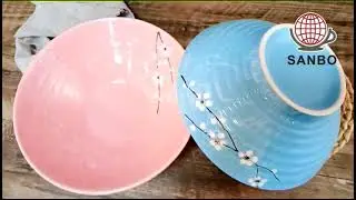 Unique ceramic mixing bowl set ceramic salad bowl