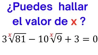 🔴Increíble Ecuación Exponencial Con Raíces | Harvard University