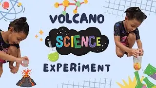 Kids Volcano Science Experiment. 🌋🧪