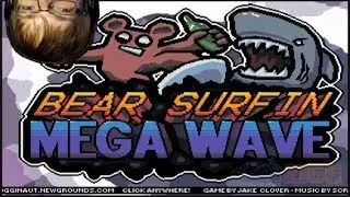 Bear Surfin Mega Wave -  МЕДВЕДЬ НА ДОСКЕ