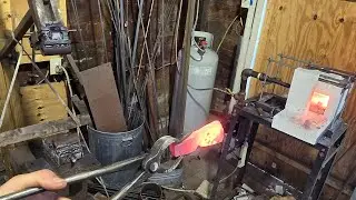 Forging hatchets and hooks with new treadle hammer dies