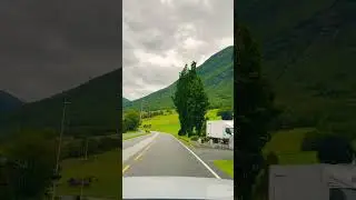 POV:Driving Into Peace and Calm😊#youtubeshorts #norwegiannature#Drivingintopeace#RoadVibes#Nature