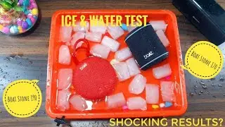 Boat Stone 190 & Boat Stone 170 Bluetooth Speakers Ice & Water Test | Experiment Video |