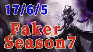 SKT T1 Faker Syndra MID vs Cassiopeia 1765