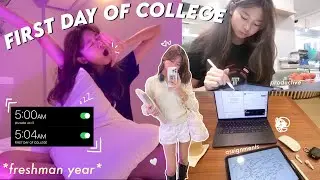 FIRST DAY OF COLLEGE *freshman year*