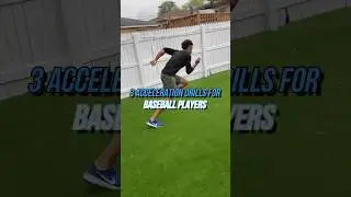 3 Acceleration Drills For Baseball Players #shorts
