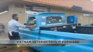 Wonderful act of generosity from Vietnam veteran at Food City