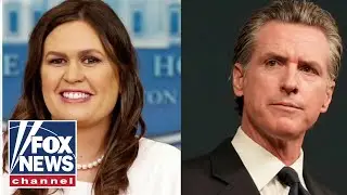 Newsom snipes at Sarah Sanders after GOP SOTU response