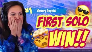 1ST FORTNITE SOLO WIN (10 KILL) | Full BR Game | Alexia Raye