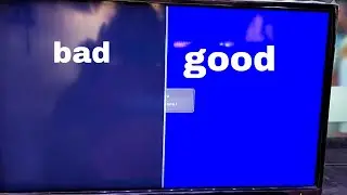 sharp 24 led tv half screen no picture