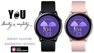 [YoU] Funny Clouds Watch Face