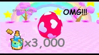 OPENING X3,000+ INSTANT LUCK IIIs in pets go! Part 3
