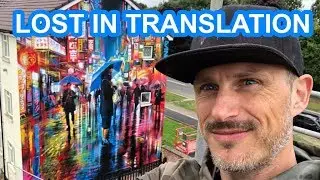 My first mural in Cheltenham, UK - entitled 'Lost In Translation' - NEW STREET ART!