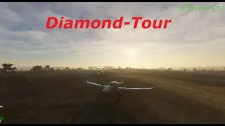 Diamond-tour leg 7 in Flight Simulator