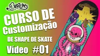 CURSO DE CUSTOMIZA&Ccedil;&Atilde;O DE SHAPE DE SKATE | M&oacute;dulo 01 - Aprenda a Pintar um Shape do Zero