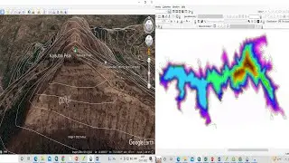 RS & GIS QA17- How to calculate VOLUME of mountain using Arcgis