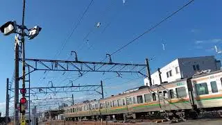 2026年1月13日 吾妻線 大前行き🚃旧前橋街道踏切(渋川市)にて