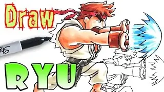 How to Draw RYU - Street Fighter - Coloring Pages