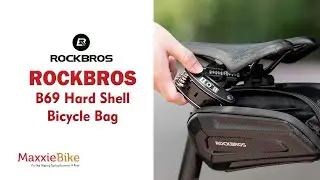 ROCKBROS B69 Tas Sadel Sepeda 3D Hard Shell Cycling Saddle Tail Bag Waterproof