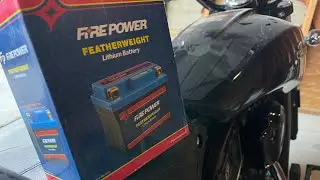 2019 Indian Scout Sixty, Battery replacement with Firepower Featherweight Battery