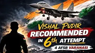 Recommended From 4 AFSB In 6th Attempt | Recommended Candidate| #ssb #upsc #afcat #ssbinterview #cds