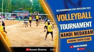 Volleyball Tournament Nandi medaram 2024 || Naresh Dharma