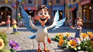 Giggly Goose on the Loose | Funny Goose Song for Kids | Nursery Rhymes and Baby Songs