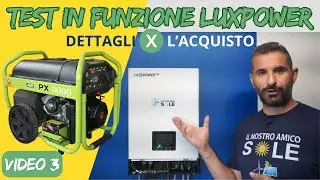 LUXPOWER INVERTER CON GRUPPO ELETTROGENO