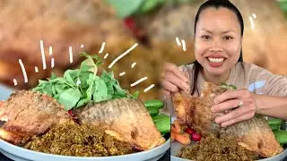 ไตปลาแห้งใส่หมูสับ🌶กินกับปลาส้มทอด🐠หรอยแรง‼️😋👍สั่งได้ค่ะไลน์ไอดี❤️@thai2you