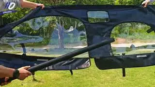 Upgraded Polaris Pro Soft Upper Doors #utv #polaris #offroad #SoftWindows #Upperdoors