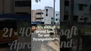 #wow 💯chennai  Perungalathur Railway station 1km Plot for sale