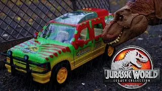 Jurassic World Legacy Collection T-Rex Escape Set with Ford Explorer Review! ---- Jurassic Collector