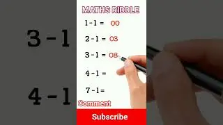 Maths Riddle #viral #shorts #viralshort #puzzle #puzzletime #riddle #riddletime #riddlechallenge