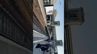 GWR service Plymouth to Paddington pulling into Exeter St David&rsquo;s platform 5
