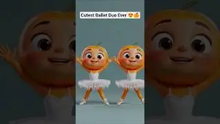 Soft Ballet Steps by Orange Twins 🩰 #shortsfeed #emtionalstory