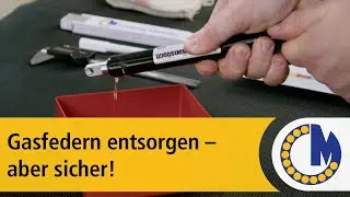 Gasfedern richtig entsorgen – aber sicher!