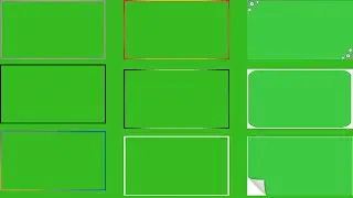 green screen 10 frame | copyright free frame | free video | #copyrightfree #border #free #frame