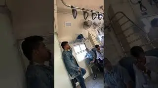Drunk boys fighting with police in local train