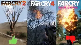 Evolution of Fire Physics in Far Cry Series (2008 - 2021)