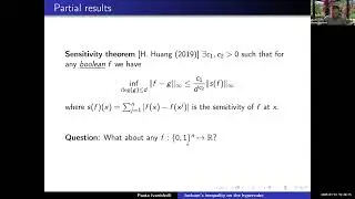 Paata Ivanisvili: Jackson&rsquo;s Inequality on the hypercube (UCI)