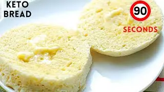 Keto Bread Recipe  | Keto Bread In Microwave | Keto Recipes