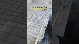 What is Consiled Beam in Slab | Why Consiled Beam provided in RCC slab | #universalbeam #triaxial