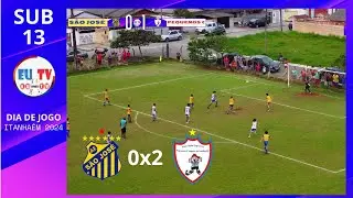 S&Atilde;O JOS&Eacute; 0X2 PEQUENOS CRAQUES | SUB-13