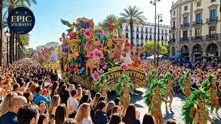 Tenerife's Carnival Parade 2026 is NEXT LEVEL | Elaborate Costumes, Giant Floats & Fireworks