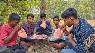 GOAT LUNGS | Fefada Recipe Cooking in Jungle | Traditional Lungs Recipe | Spicy Mutton Lungs | EIF
