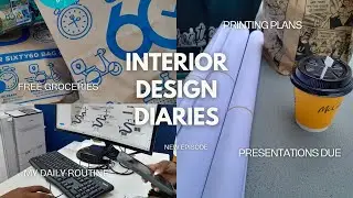First week of school as an interior design student @UJ, designing a clinic, presentations & crits