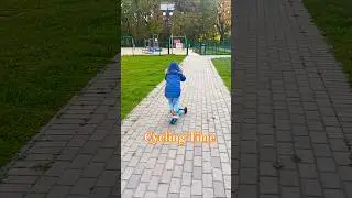 Cycling Time🛴#poland #familyvlog #viralcut #trendingshorts